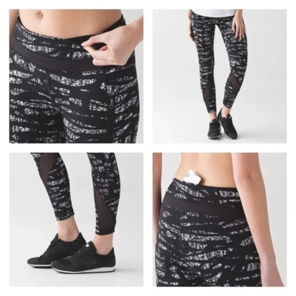 Lululemon • Black White Graf Inspire Leggings - Picture 3 of 11
